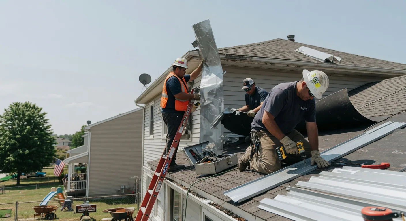 Metal Roof Repair in Harsens Island, MI